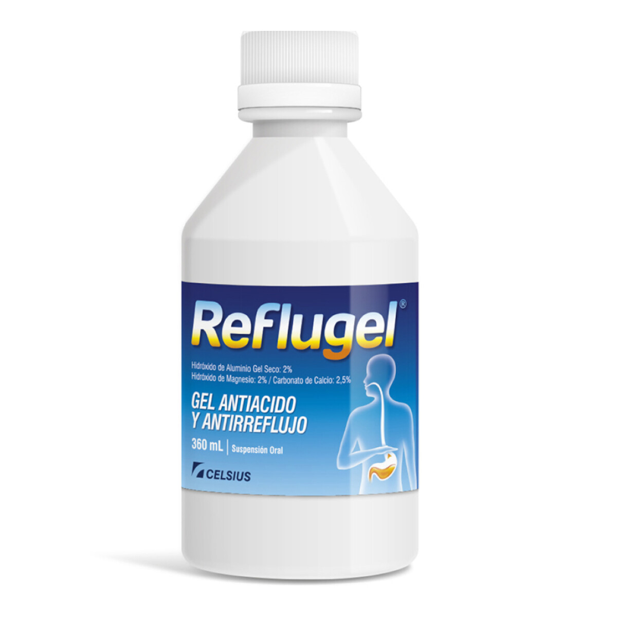 Antiácido Reflugel Suspensión Oral 360 ml - Celsius 