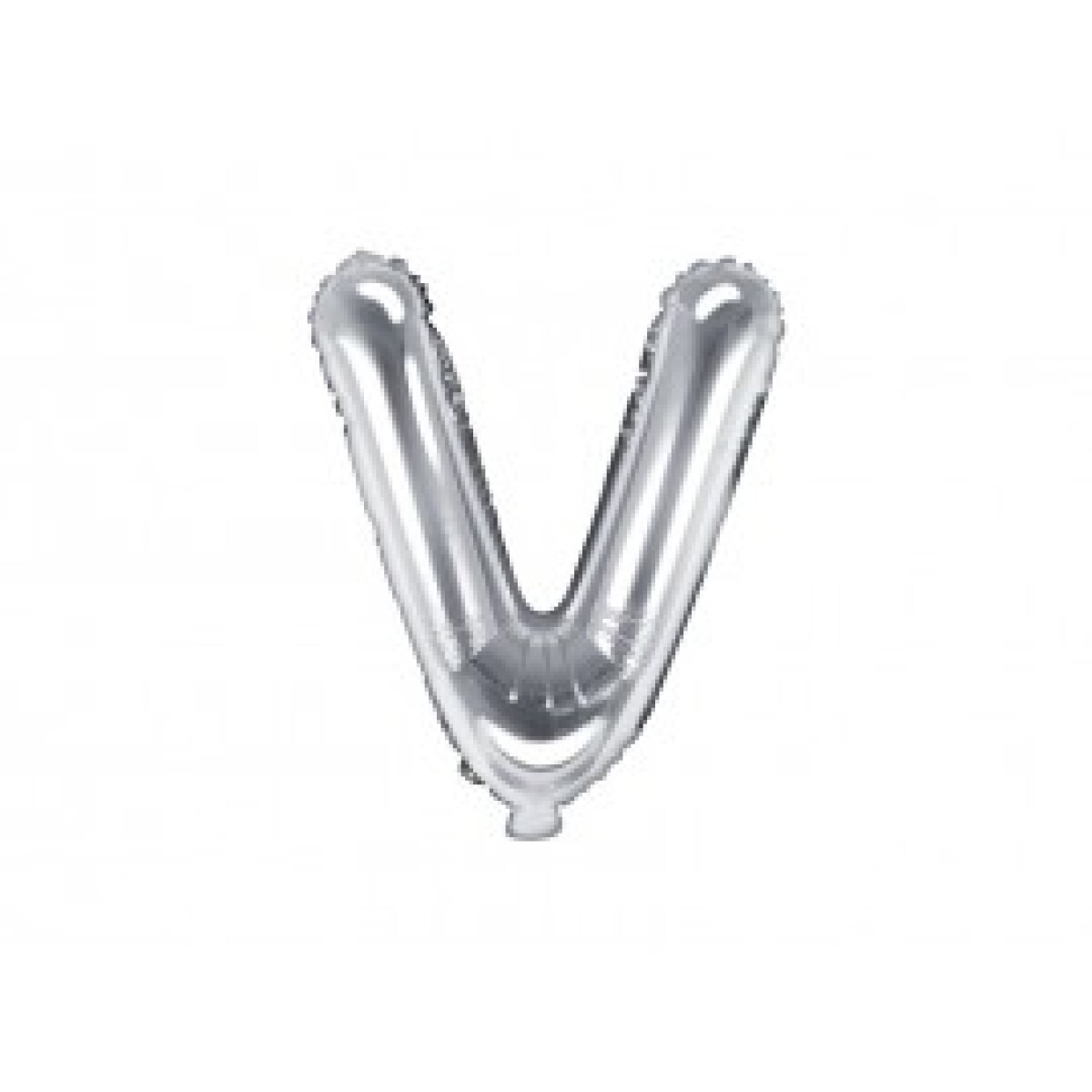 Letra Inflable Plateada - V 