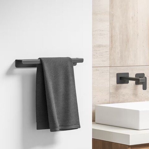 TOALLERO 28CM GRAFITO Toallero 28cm Grafito