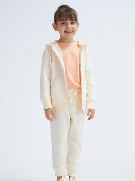 Pantalón deportivo jogger liviano Crudo