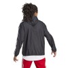 Campera Adidas Rompevientos Essentials 3 Rayas Negro