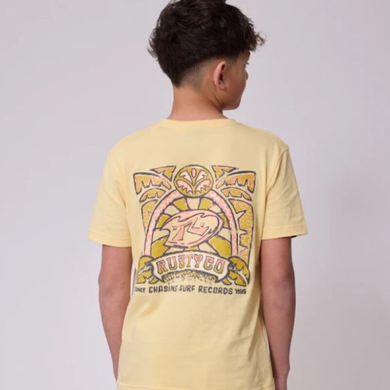 Remera MUNKE Rusty Amarillo