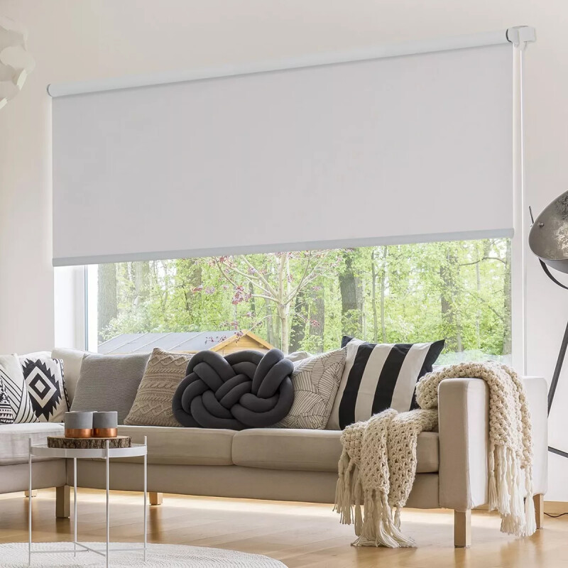 Cortina roller blackout 100x200 cm BLANCO