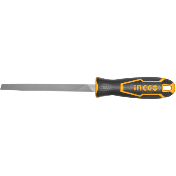 LIMA PLANA CHATA 20CM INGCO HSFF088 CON MANGO PLASTICO LIMA PLANA CHATA 20CM INGCO HSFF088 CON MANGO PLASTICO