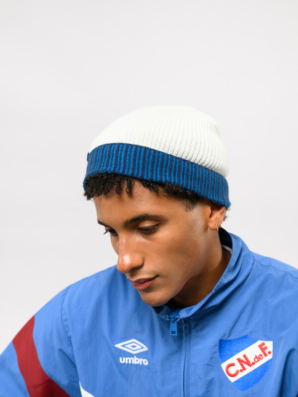 Gorro Orgullo Nacional Hombre Blanco, Azul Marino, Azul Royal