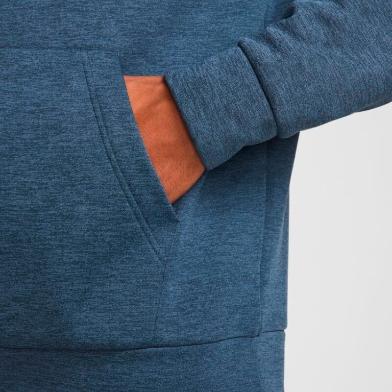Abrigo Polera Hoodie Swoosh de Hombre Azul