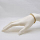 Pulsera En Oro 18K Con Doble Fila De Brillantes. Pulsera En Oro 18K Con Doble Fila De Brillantes.