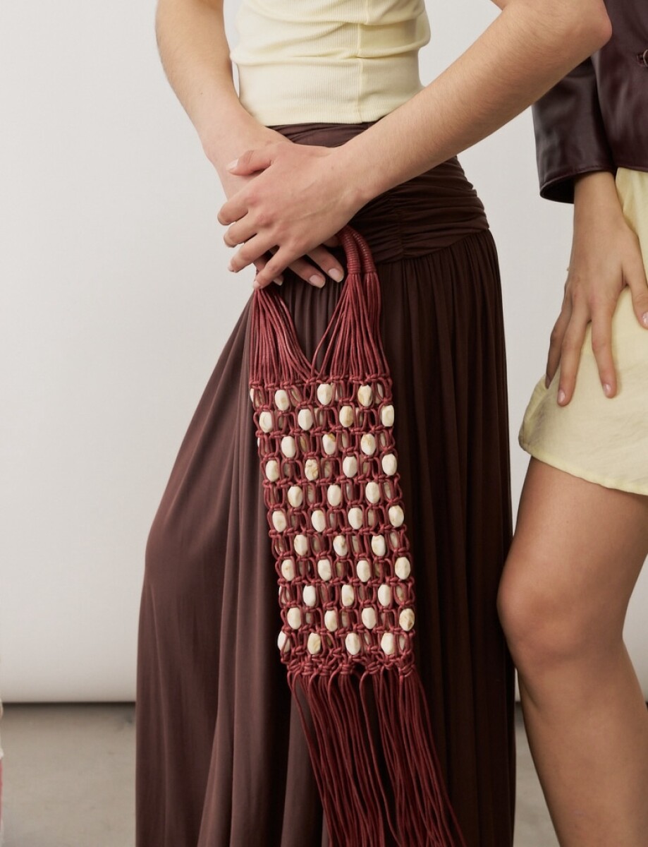 Cartera Baldana - BORDO 