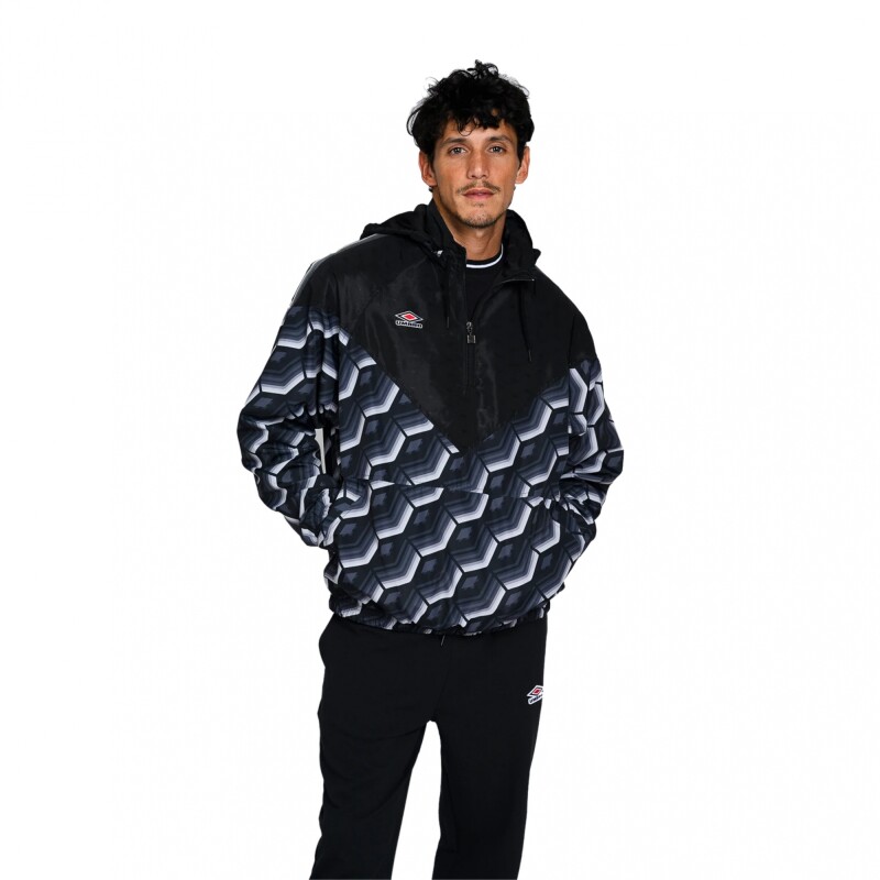 Windbreaker Panelled - Black Black