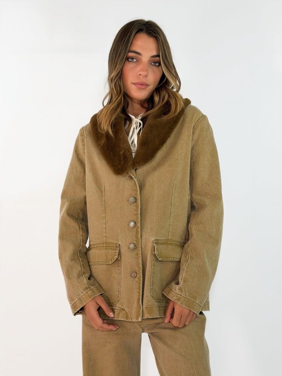 CHAQUETA RENZA - CAMEL 