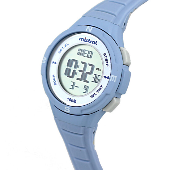 Reloj Mistral Deportivo Silicona Azul. "Producto sin caja" 0