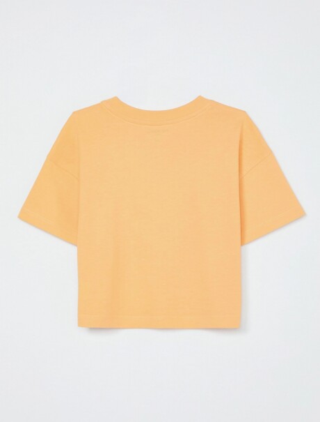 CAMISETA INFANTIL CON ESTAMPA AMARILLO