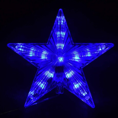 Estrella Con Luz De Navidad Unica