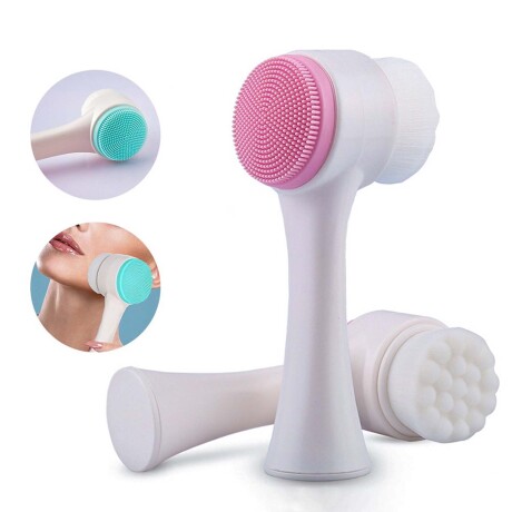 Set de limpieza Cuidado facial 3 piezas Maquillaje Celeste