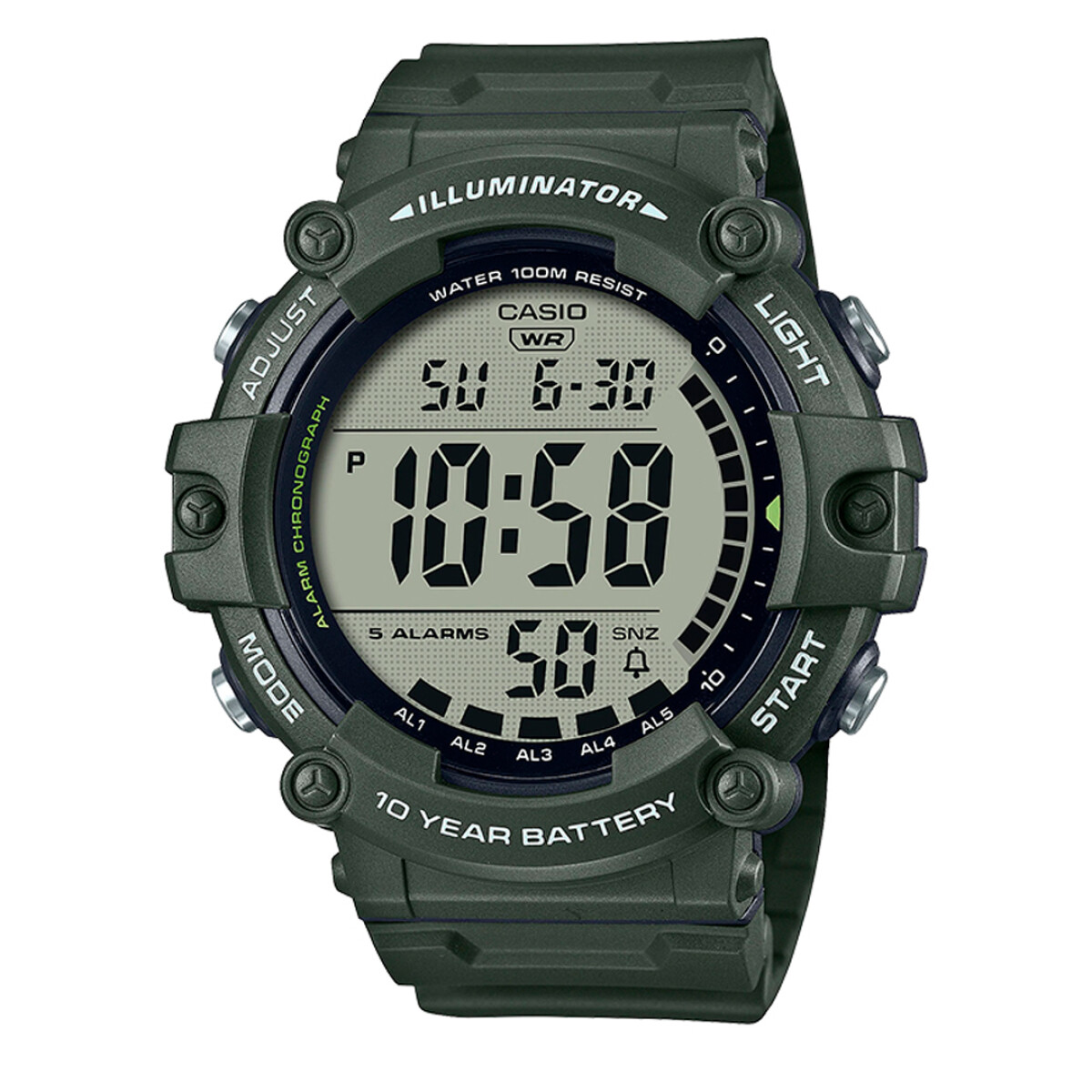 Reloj Casio Silicona Hombre 