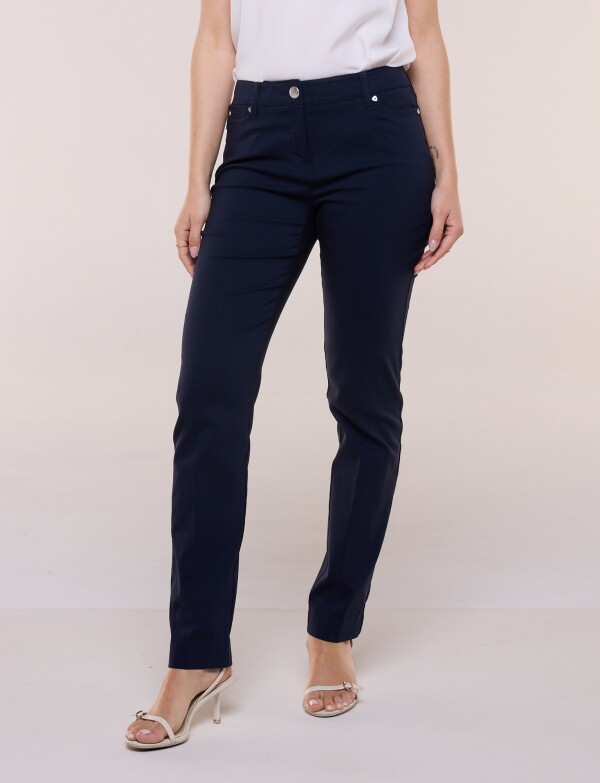 Pantalon Slim AZUL