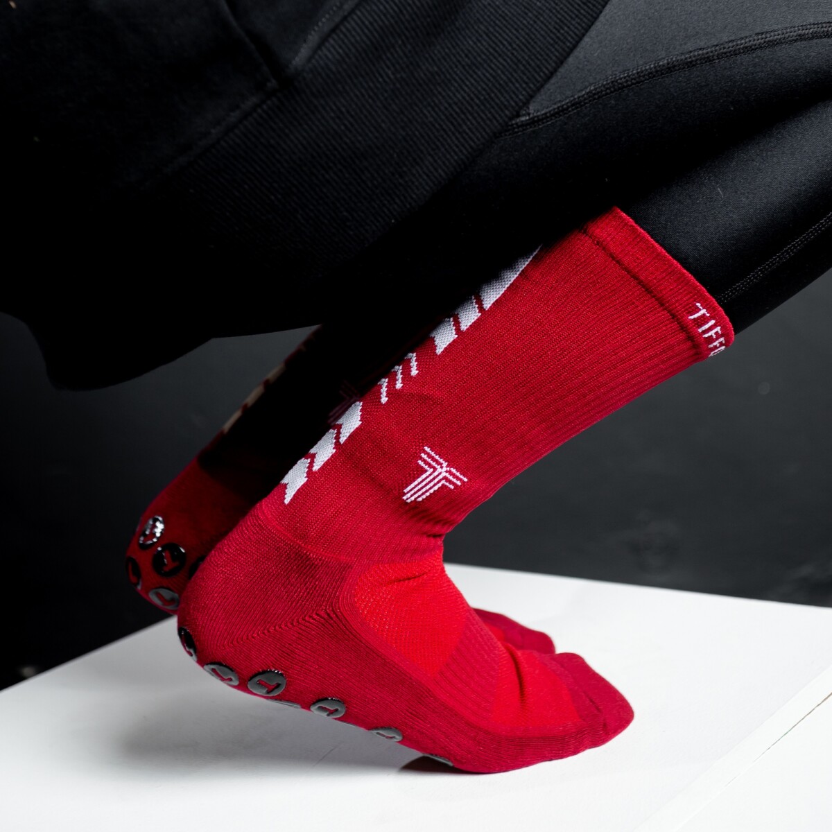 Medias Unisex Tiffosi Media Antideslizante Tiffosi - Rojo 
