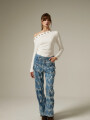 Pantalon Merel Azul Grisaceo