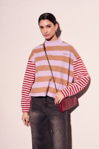 Sweater Rayado Combinado Multi