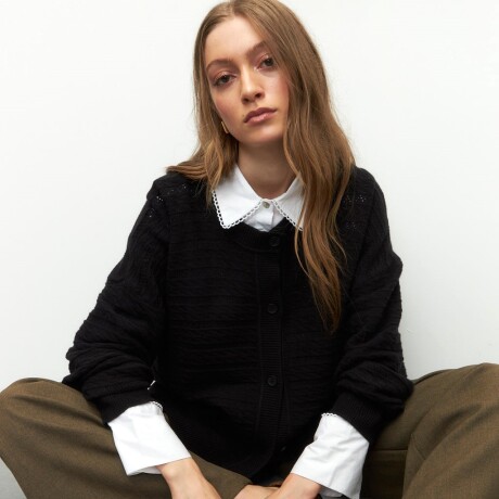 CARDIGAN TEO Negro