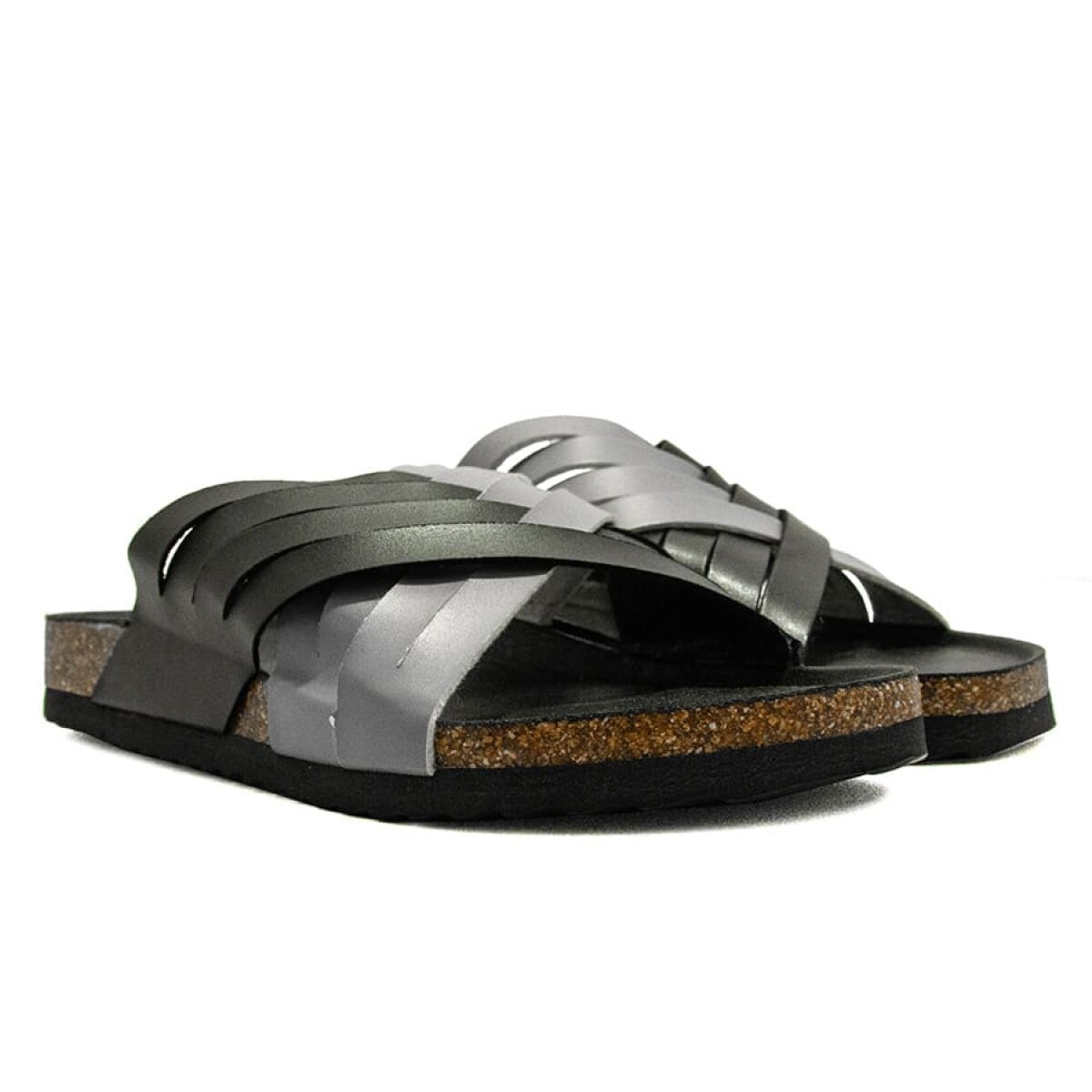 Sandalias Chill Sunday de Mujer - YF05W - Negro-plata 