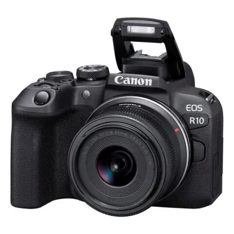 Camara Canon Mirrorless Eos R10 Rf-s + Lente 18-45mm CAMARA CANON EOS R10 RF-S 18-45MM