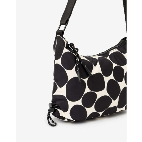 Bandolera En Material Reciclado Estampado Lunares