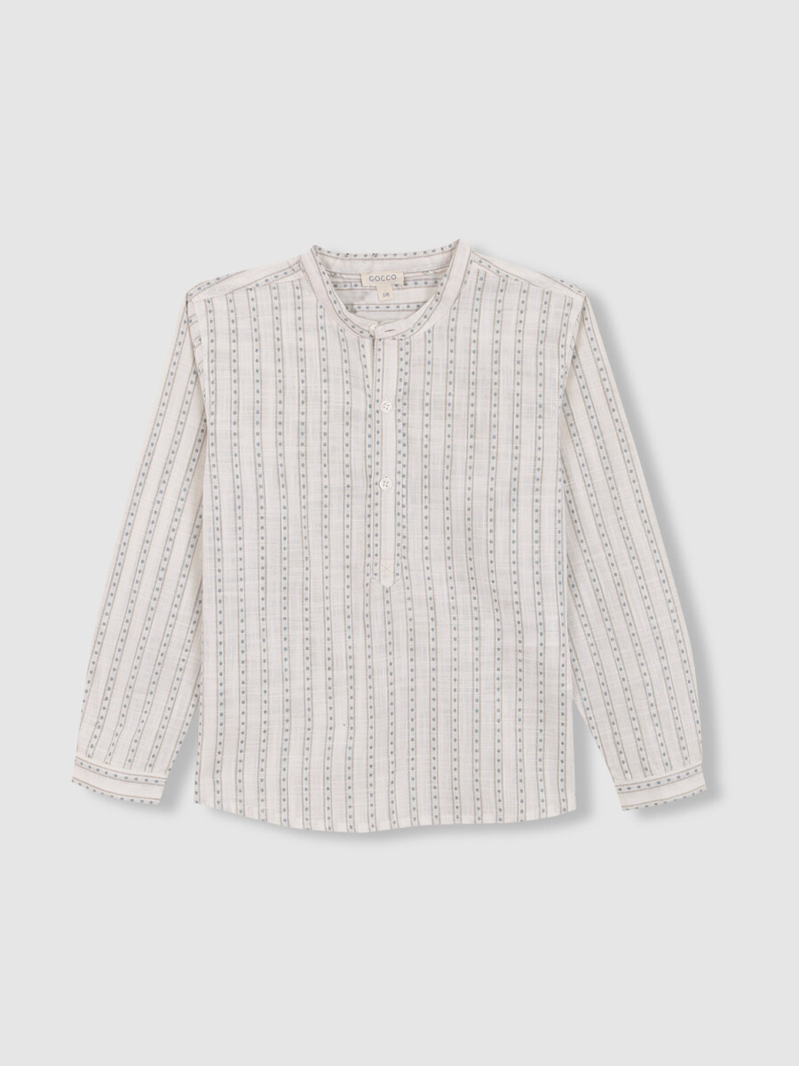 Camisa De Dobby Blanco