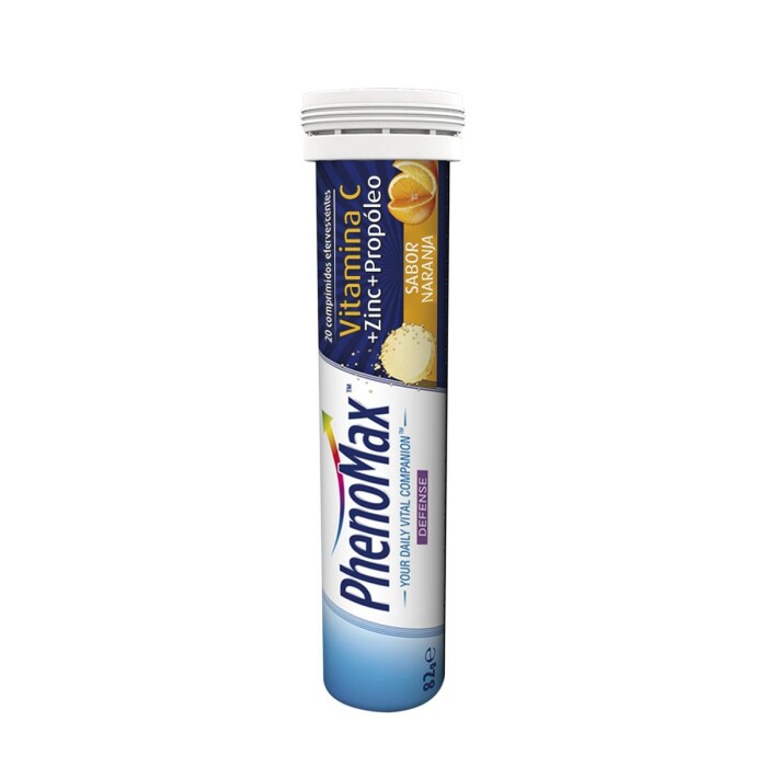 PHENOMAX VITAMINA C + ZINC + PROPOLEO TU única