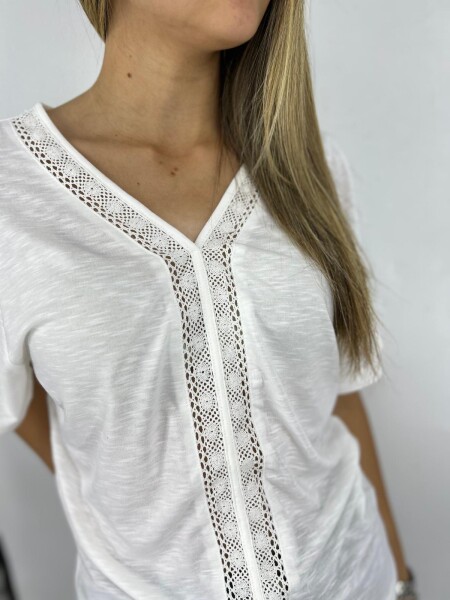 T-SHIRT WANNA 2433 BLANCO