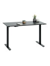 Escritorio altura reg SVANEKE 60x120 negro Escritorio altura reg SVANEKE 60x120 negro