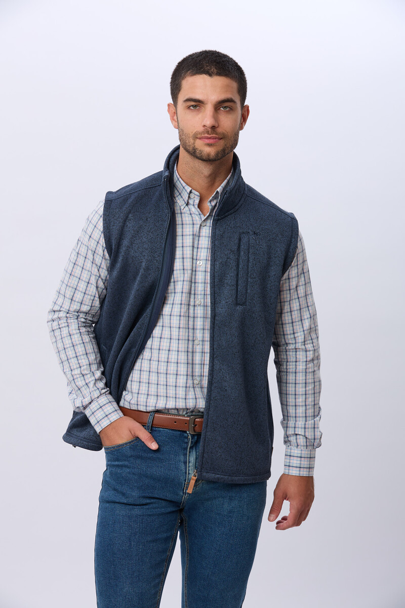 CHALECO FELPA ESPECIAL - Azul 