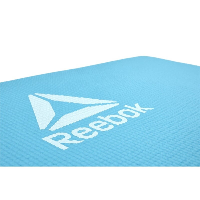Colchoneta Yoga Mat 4mm Love Fitness Reebok Celeste