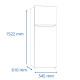 Heladera James RJ 275 Inverter No Frost Inox 260L Freezer Frío Seco Heladera James RJ 275 Inverter No Frost Inox 260L Freezer Frío Seco