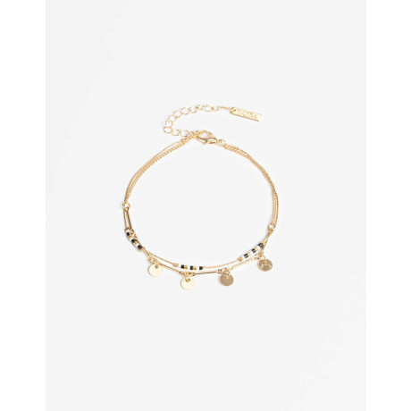 Tobillera Con Dijes Combinacion Multicolor