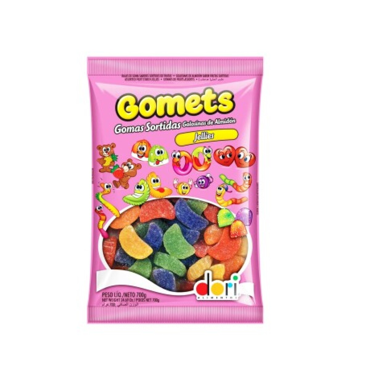 Goma Gomets - Gajos 700g 
