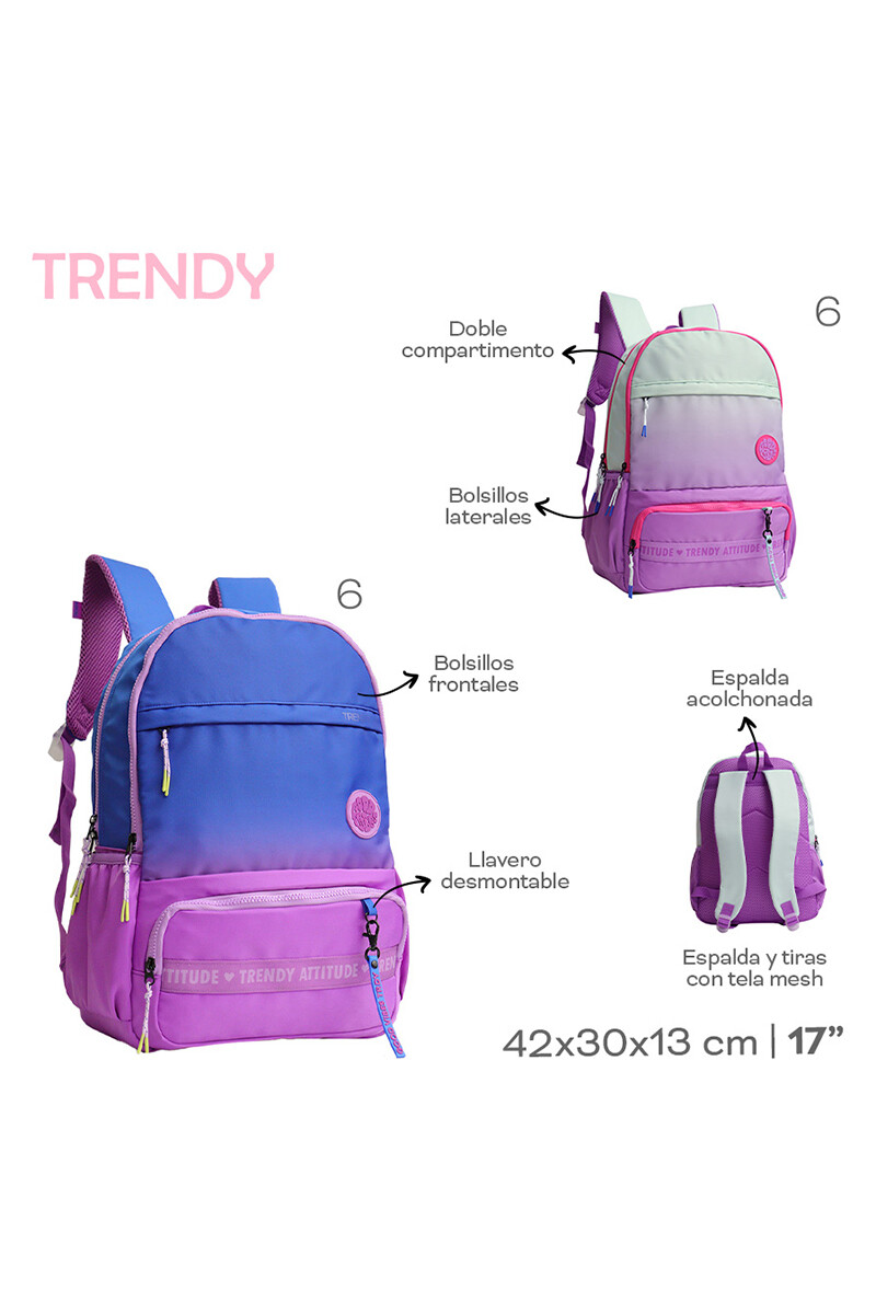 Mochila Trendy Rosa