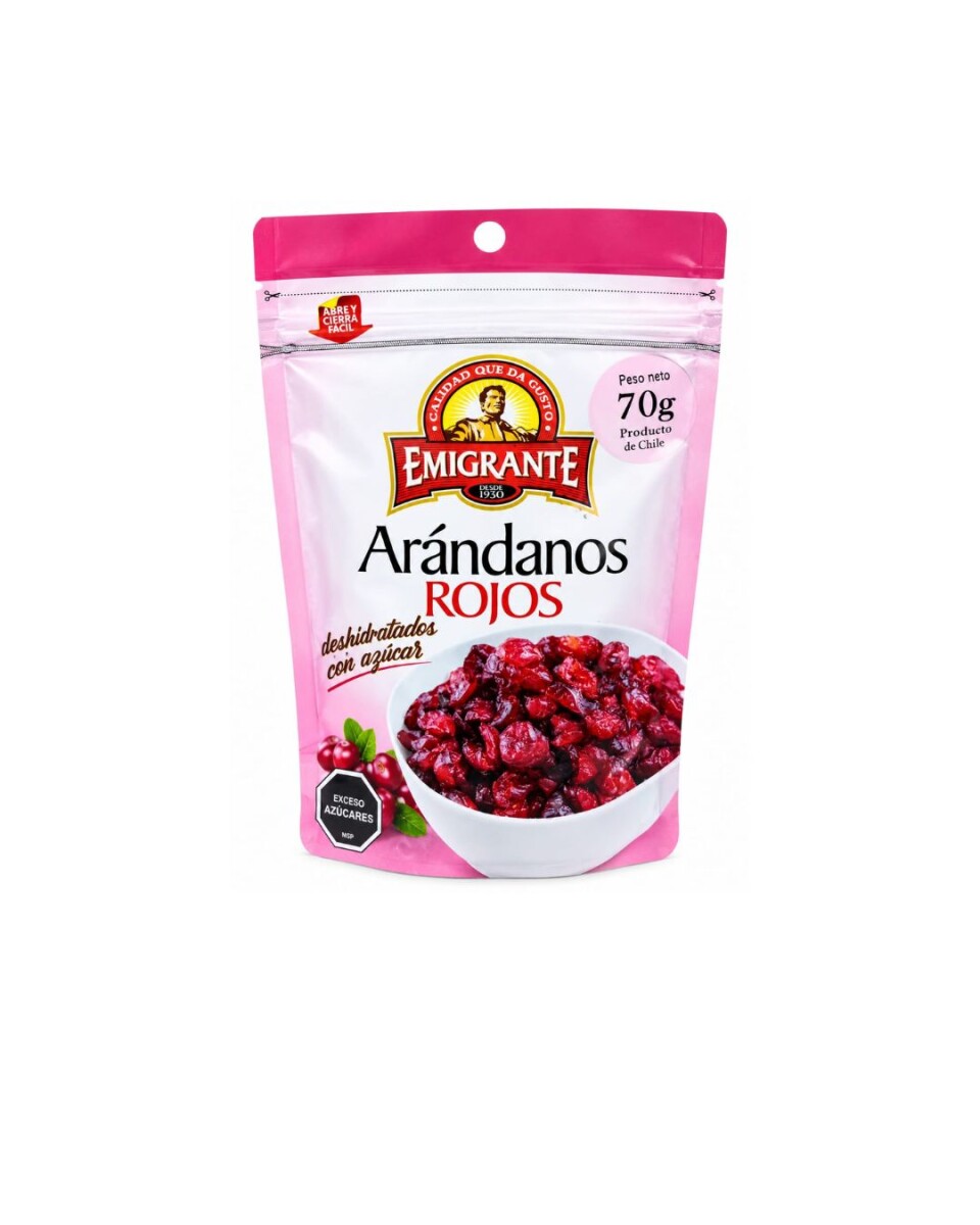 ARÁNDANOS ROJOS 70GRS 
