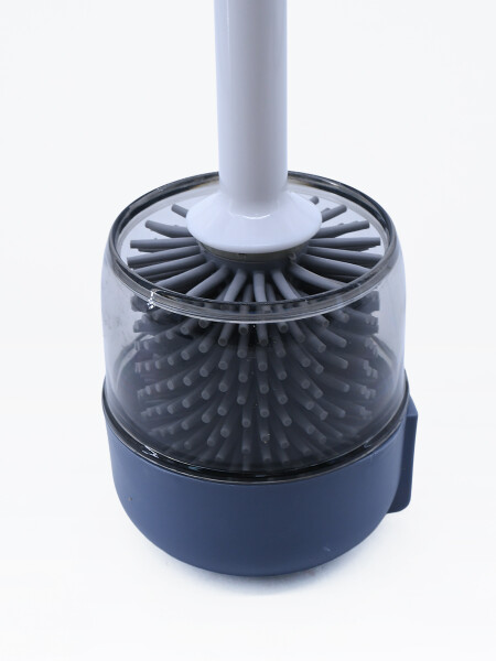 ESCOBILLA SILICONA CON PULVERIZADOR GRIS