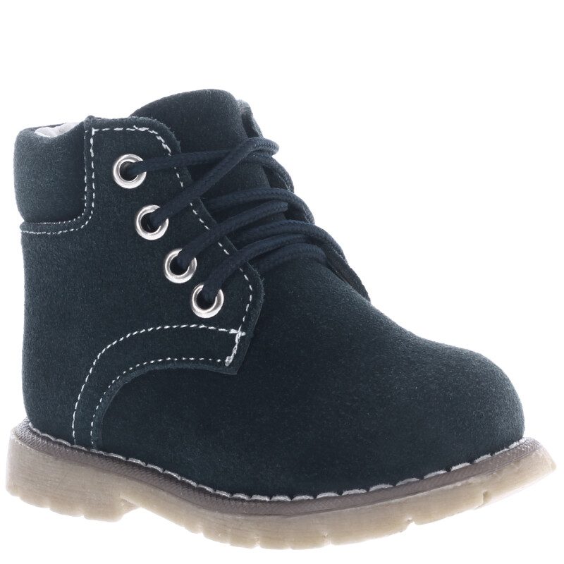 Bota de Niños Croco Kids Borcego LALI de gamuza Azul Marino