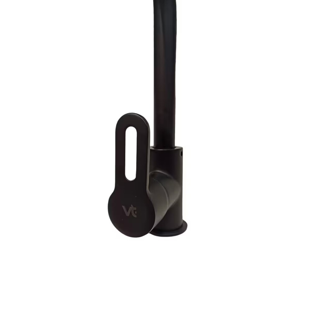 Grifería de Cocina Monocomando de Mesada Noar Pico Alto Negro Mate Grifería De Cocina Monocomando De Mesada Noar Pico Alto Negro Mate