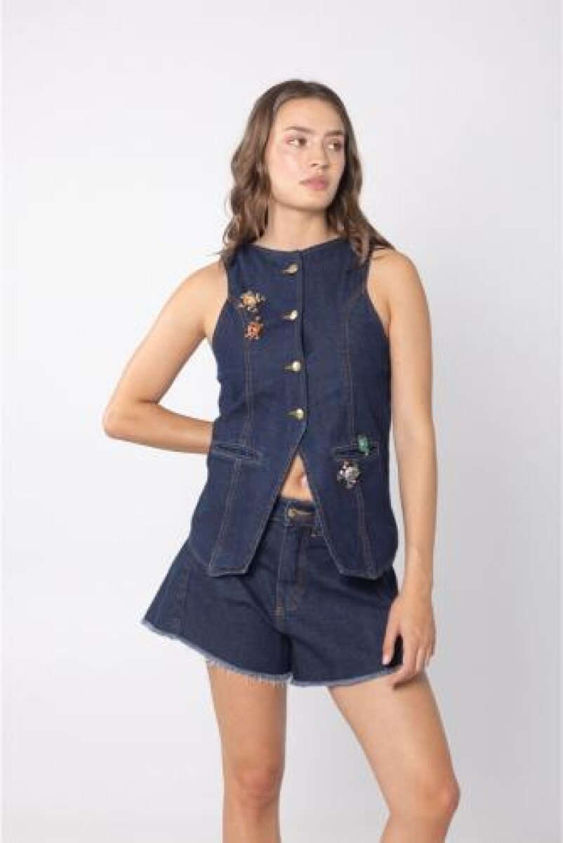 SHORT WIDE XL - Azul Oscuro 