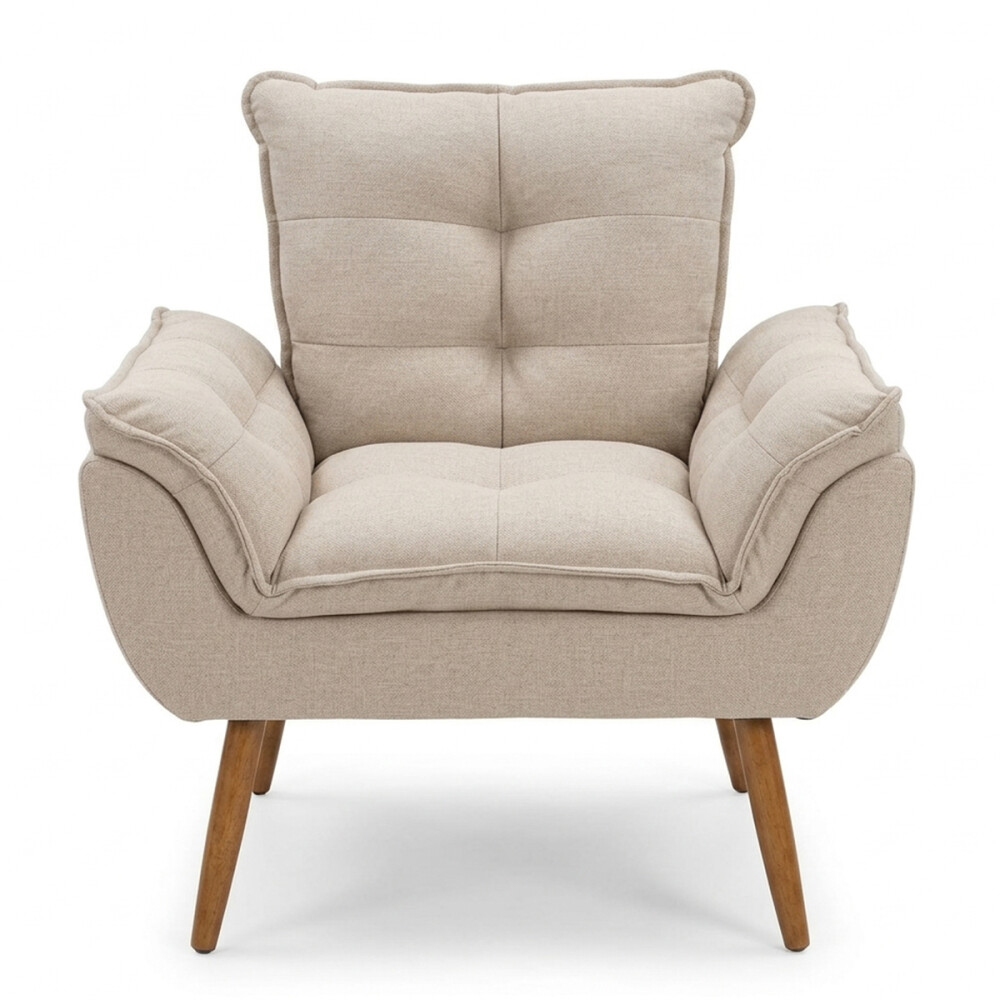 Sillón 1 cuerpo Poltrona Turin Beige