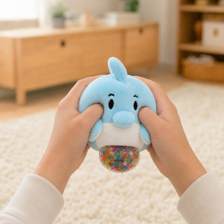 Squishy peluche Animales Marinos Celeste