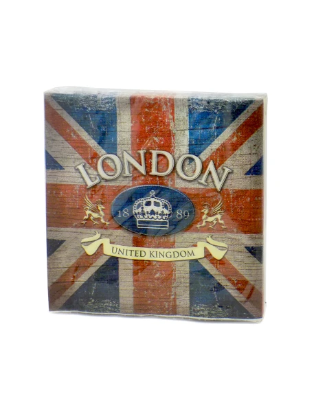 SERVILLETA TRIPLE HOJA LONDON DESIGN 20UD. 33X33CM SERVILLETA TRIPLE HOJA LONDON DESIGN 20UD. 33X33CM
