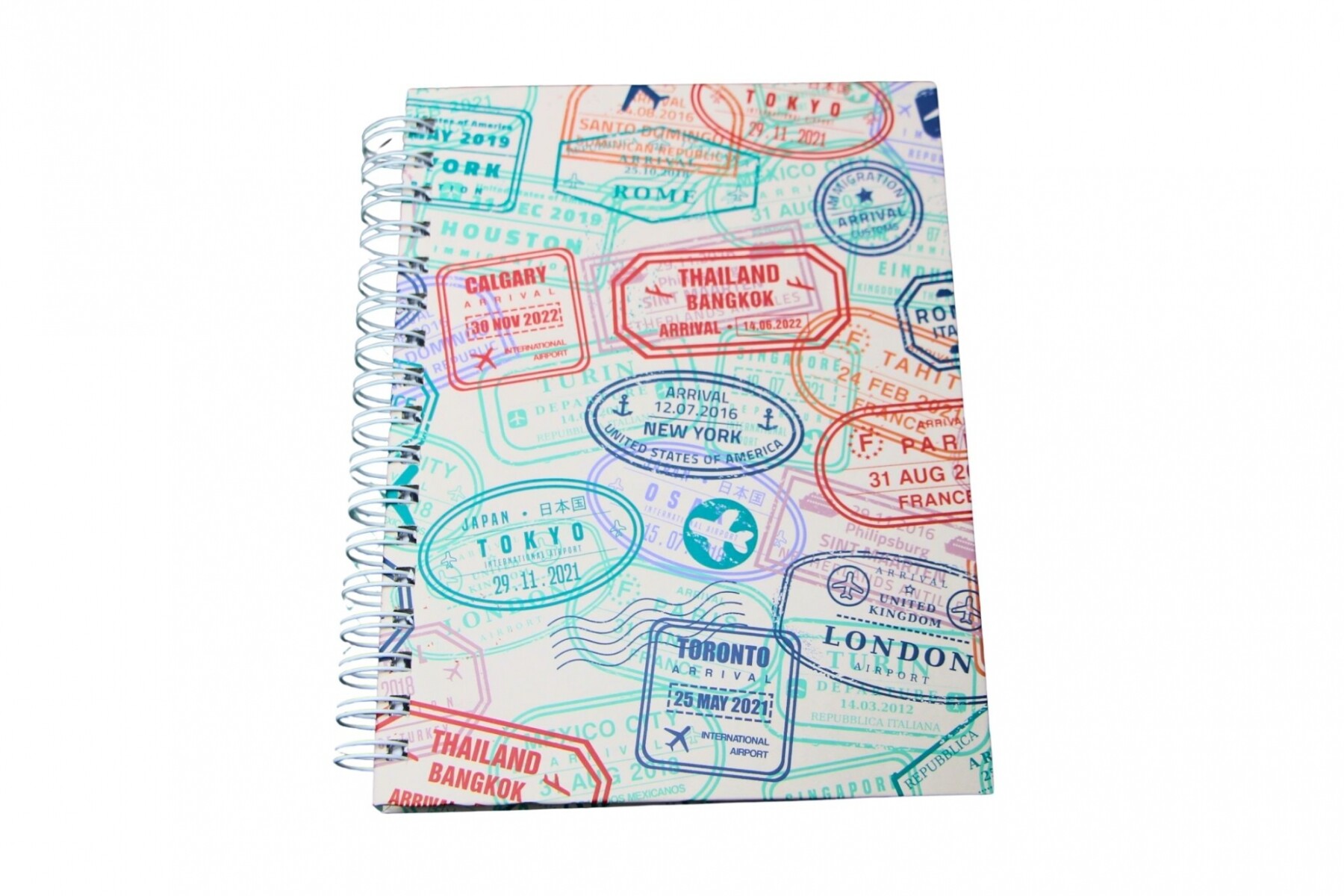 AGANEDA ABEZETA 267 SETTIMANALE - TAPA SELLOS PASAPORTE 