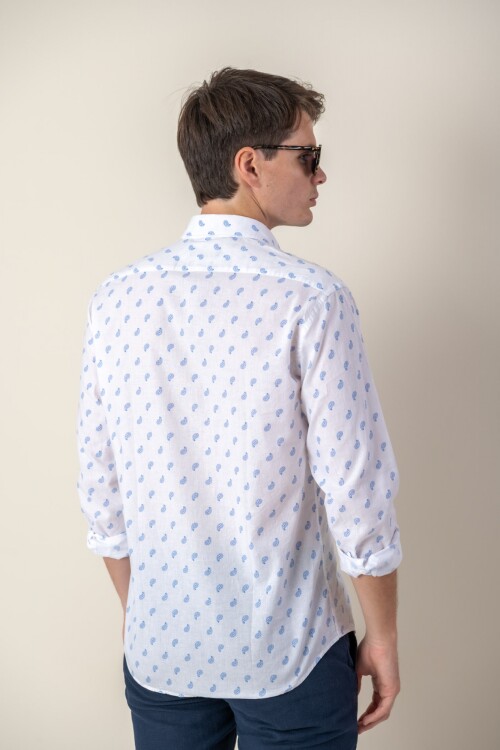 Camisa Paisley Lino Camisa Paisley Lino