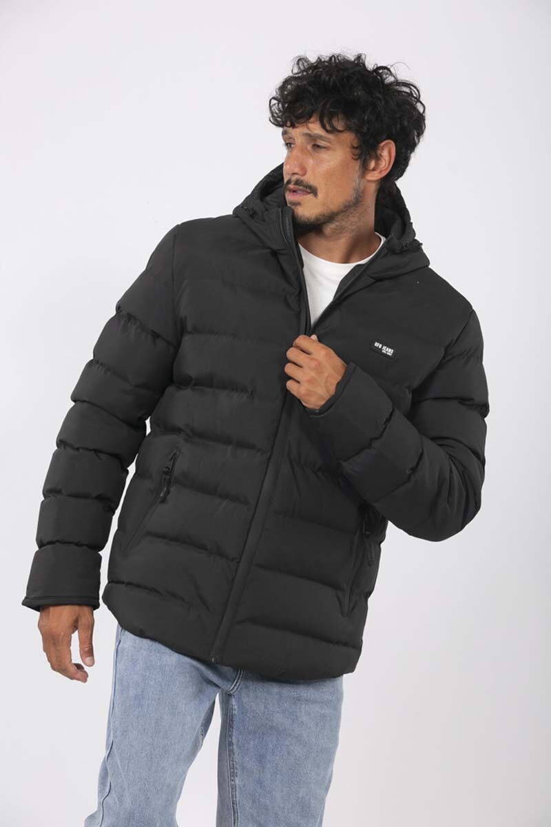 CAMPERA UFO BARCODE Negro