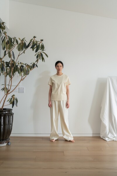 ORGANIC COTTON HALF TOP Amarillo