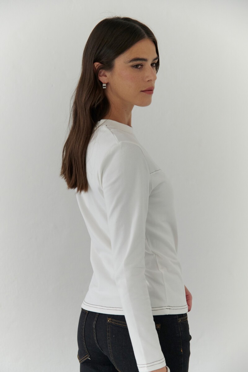 REMERA MERIDIANO BLANCO